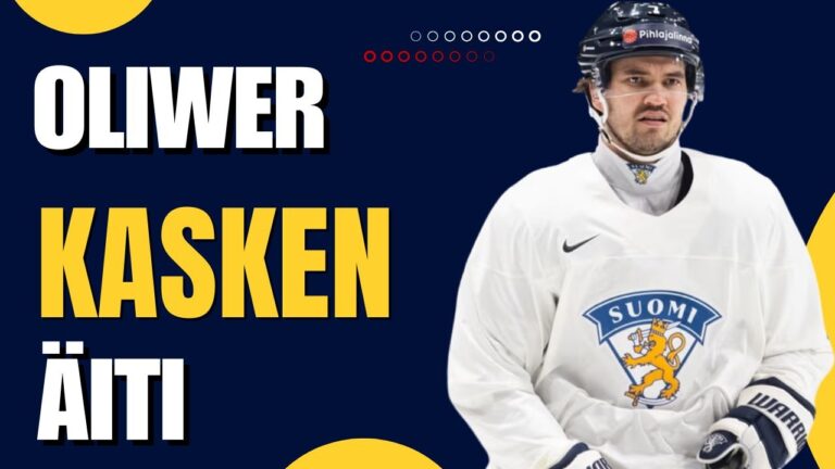 Oliwer Kasken äiti on perheen tukipilari ja tärkeä voima uran taustalla 