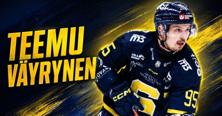 Teemu Väyrynen nousi tärkeään rooliin Södertäljessä