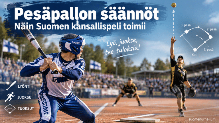 Pesäpallon säännöt – näin Suomen kansallispeli toimii