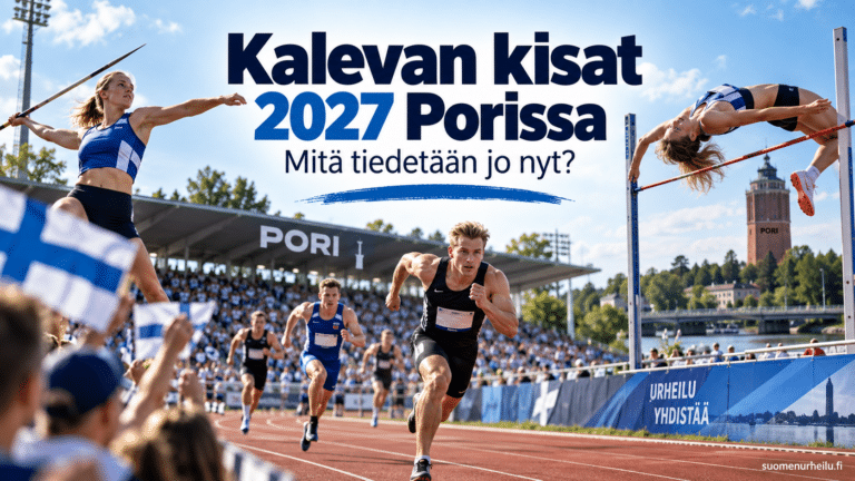 Kalevan kisat 2027 järjestetään Porissa – mitä tiedetään jo nyt