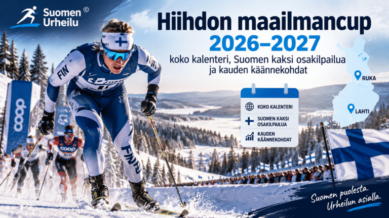 Hiihdon maailmancup 2026–2027: koko kalenteri, Suomen kaksi osakilpailua ja kauden käännekohdat