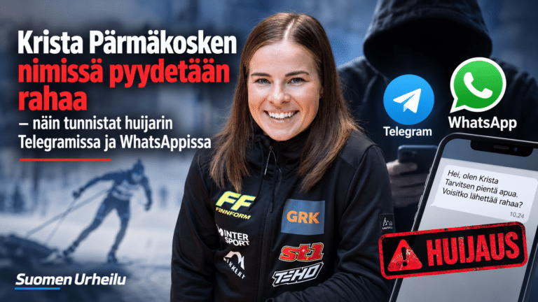 Krista Pärmäkosken nimissä pyydetään rahaa – näin tunnistat huijarin Telegramissa ja WhatsAppissa