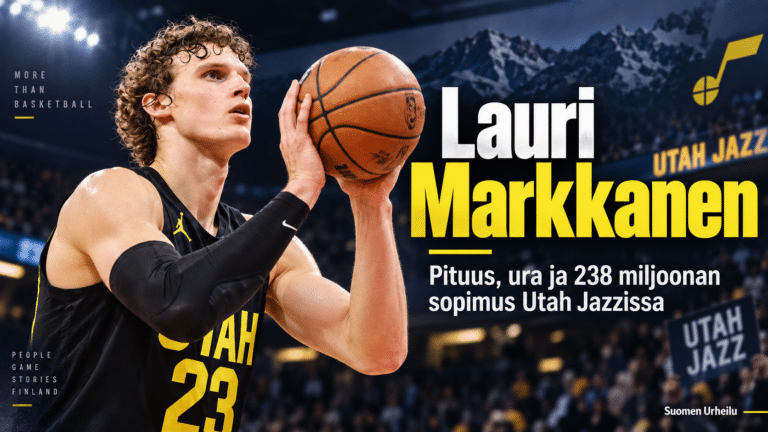 Lauri Markkanen – pituus, ura ja 238 miljoonan sopimus Utah Jazzissa