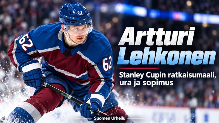 Artturi Lehkonen – Stanley Cupin ratkaisumaali, ura ja sopimus