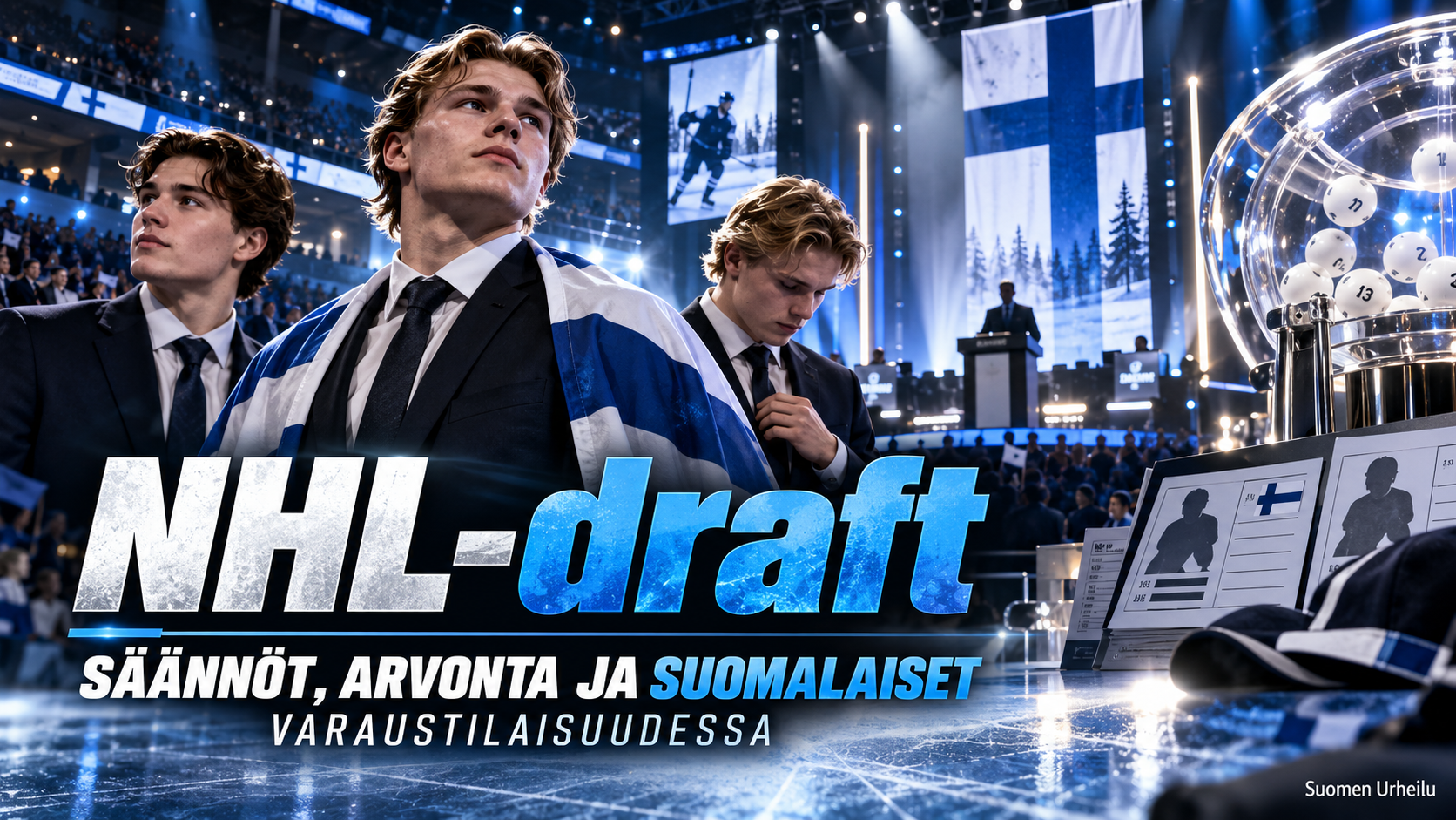 NHL draft — säännöt, arvonta ja suomalaiset varaustilaisuudessa