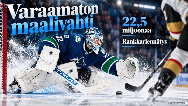 Kevin Lankinen — varaamaton maalivahti, 22,5 miljoonaa ja rankkariennätys