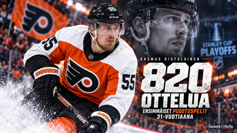 Rasmus Ristolainen — 820 ottelua ja ensimmäiset pudotuspelit 31-vuotiaana