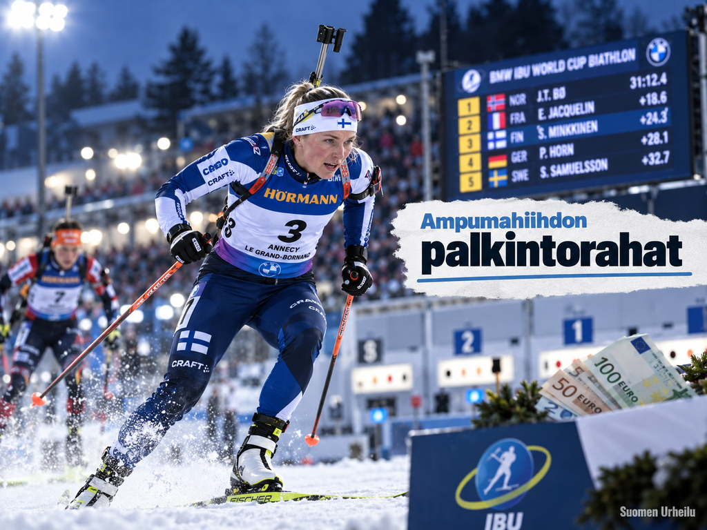 ampumahiihdon palkintorahat
