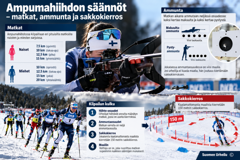 ampumahiihdon säännöt