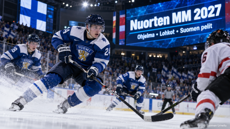 Jääkiekon nuorten MM 2027 – ohjelma, lohkot ja Suomen pelit