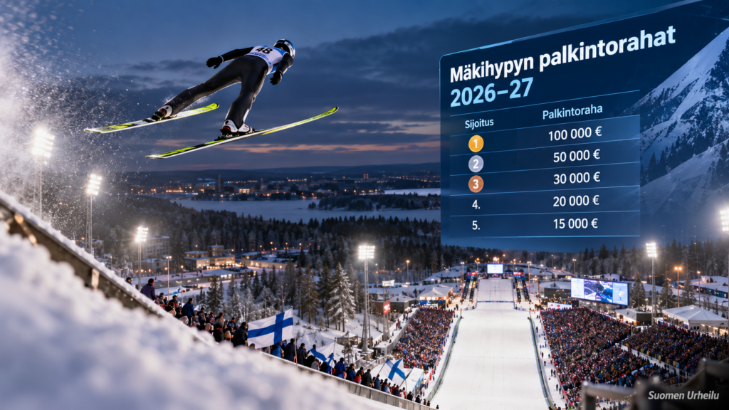 mäkihypyn palkintorahat
