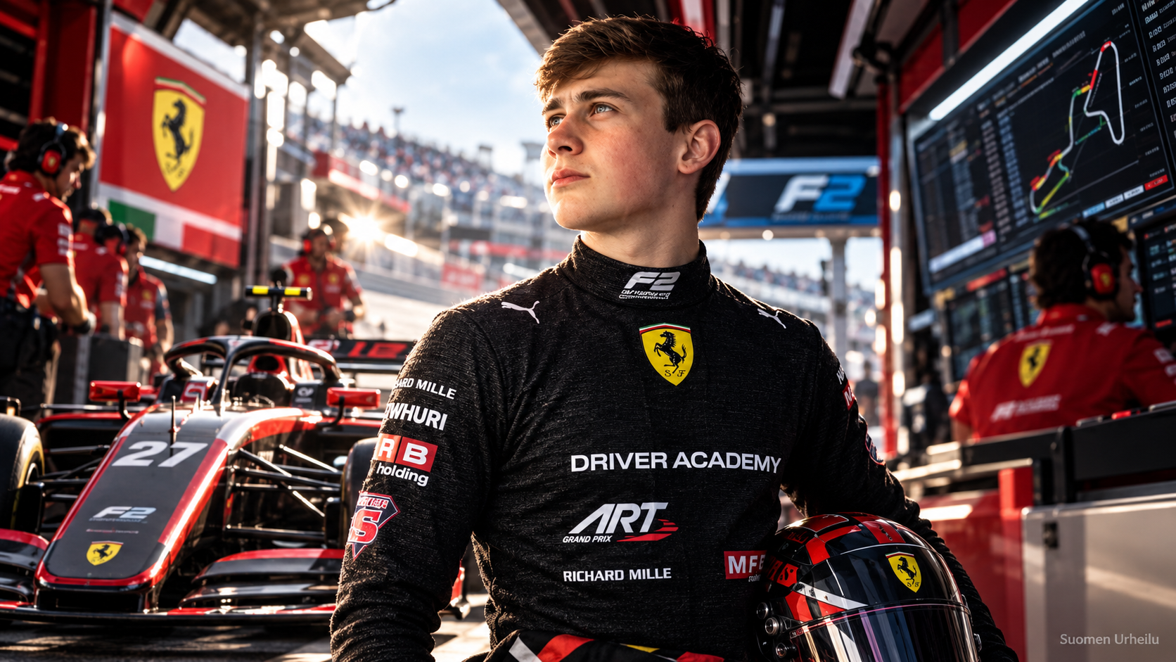 Tuukka Taponen – ura, Ferrarin akatemia ja F2-kausi 2027