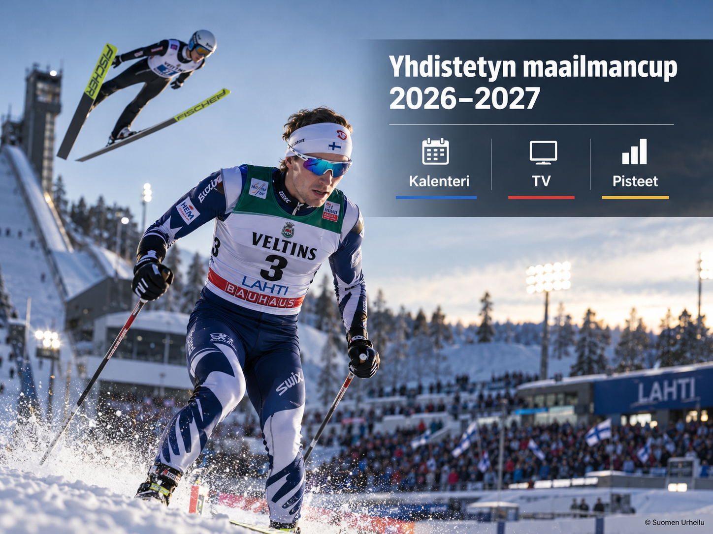 Yhdistetyn maailmancup 2026–2027: kalenteri, TV ja pisteet