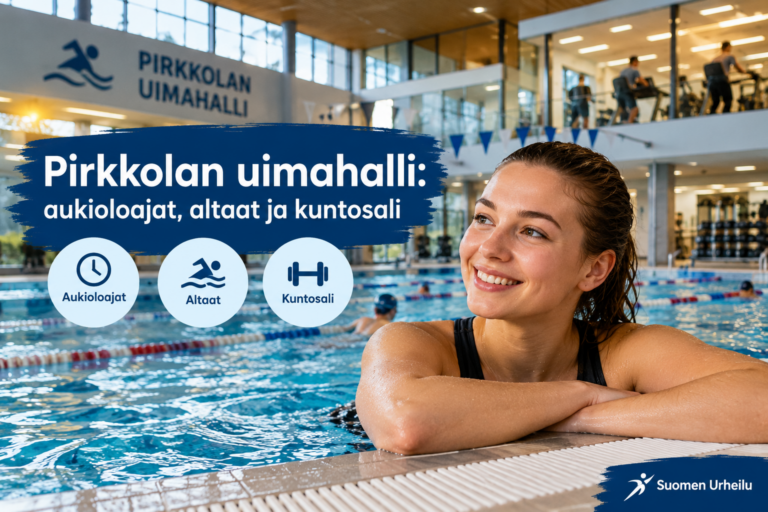 Pirkkolan uimahalli: aukioloajat, altaat ja kuntosali
