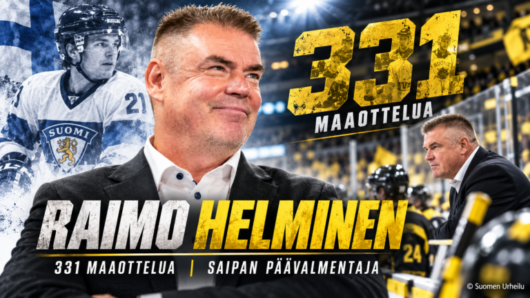 Raimo Helminen – ura, 331 maaottelua ja SaiPan päävalmentaja