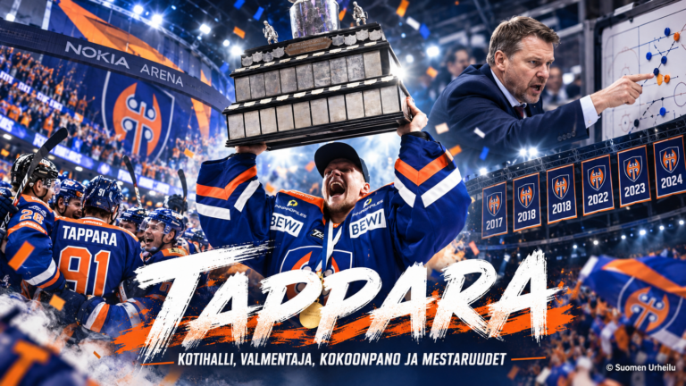 Tappara – kotihalli, valmentaja, kokoonpano ja mestaruudet