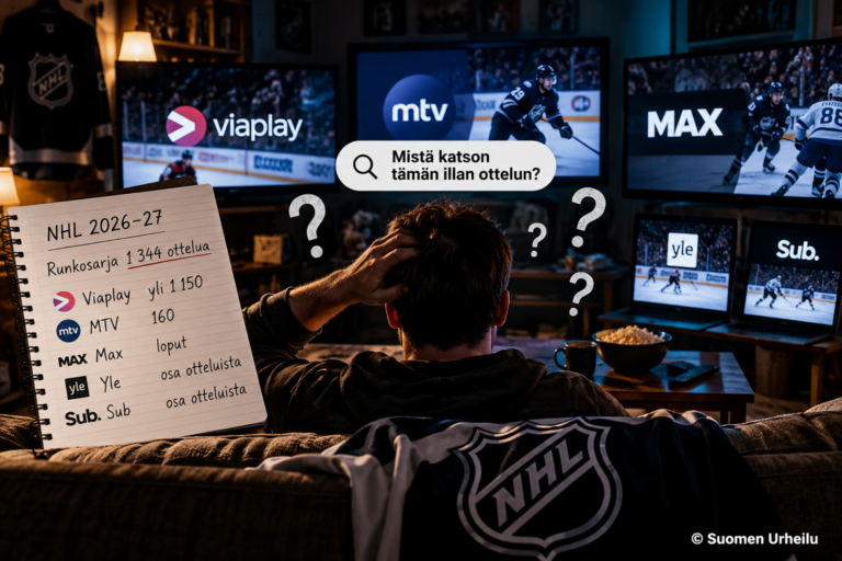 NHL näkyvyys Suomessa
